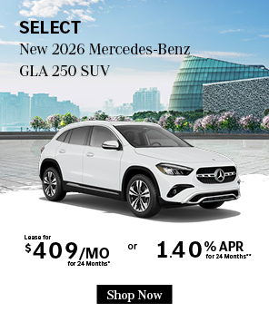 Special offer on 2026 Mercedes-Benz GLA Select 2026 Mercedes-Benz GLA 250 SUV